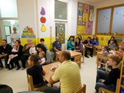 Odpolední zdravá svačinka s rodiči